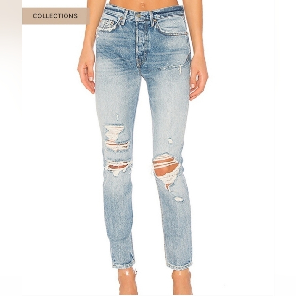 GRLFRND Karolina High Waist Jean Palladium
